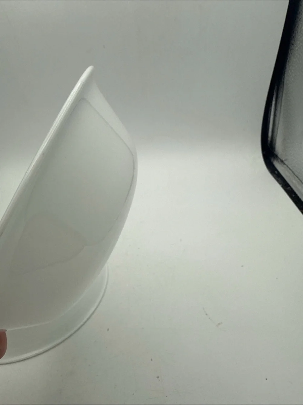 The Corelle Livingware City Block cereal bowls black rim  - Set of 2